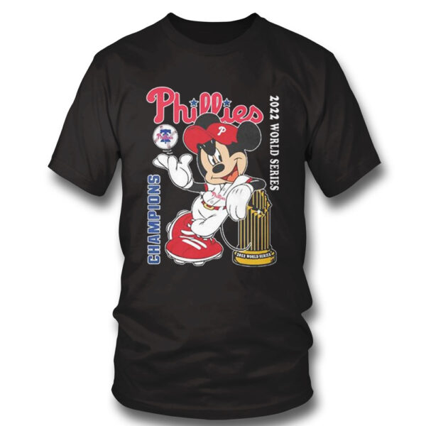 Mickey Mouse Philadelphia Phillies 2022 World Series Champions Shirt