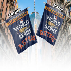 Vertical Flag 2 Houston Astros 2022 American League Champions WinCraft