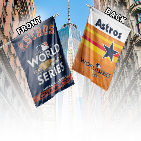 Houston Astros WinCraft 2022 American League Champions World Series Flag