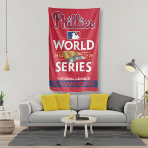 Philadelphia Phillies 2022 World Series WinCraft National League Champions Flag
