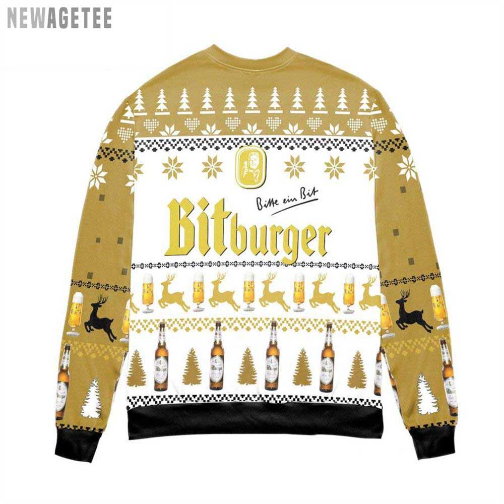 Bitburger Radler Beer Ugly Christmas Sweater Knitted Sweater