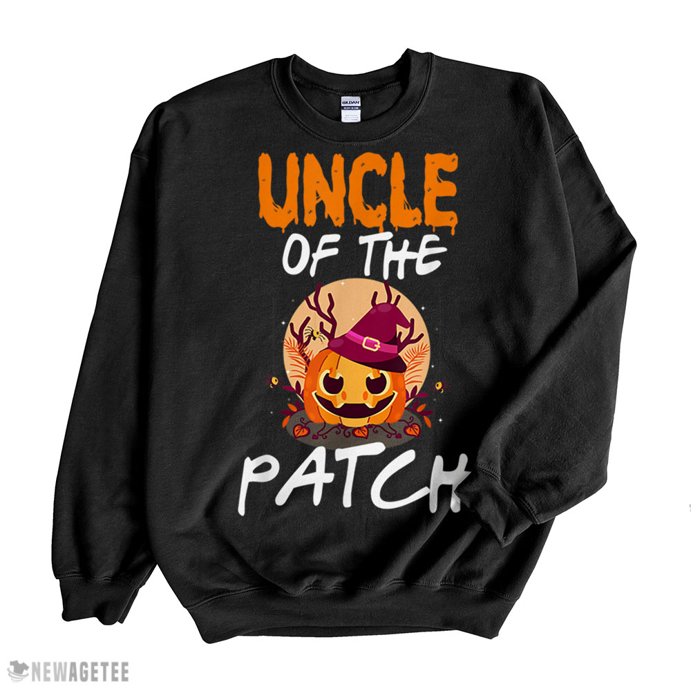 Pumpkin Uncle Of The Patch Funny Matching Party Halloween Shirt