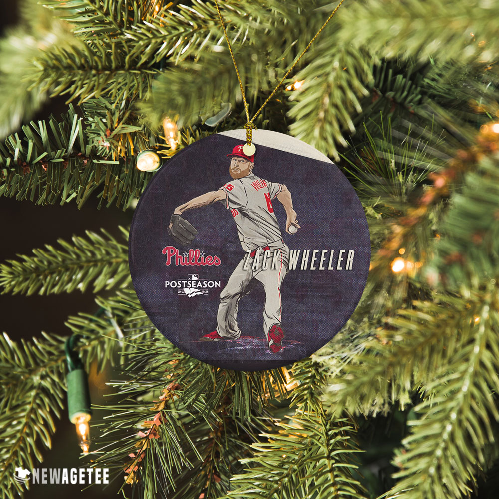 Philadelphia Phillies 2022 Postseason October Rise Zack Wheeler Christmas Ornament Holiday Gift