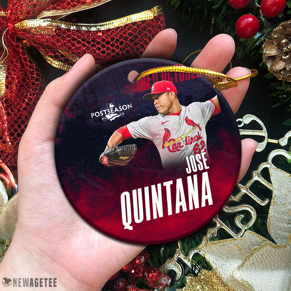 Jose Quintana Philadelphia Phillies 2022 Postseason October Rise Christmas Ornament Holiday Gift