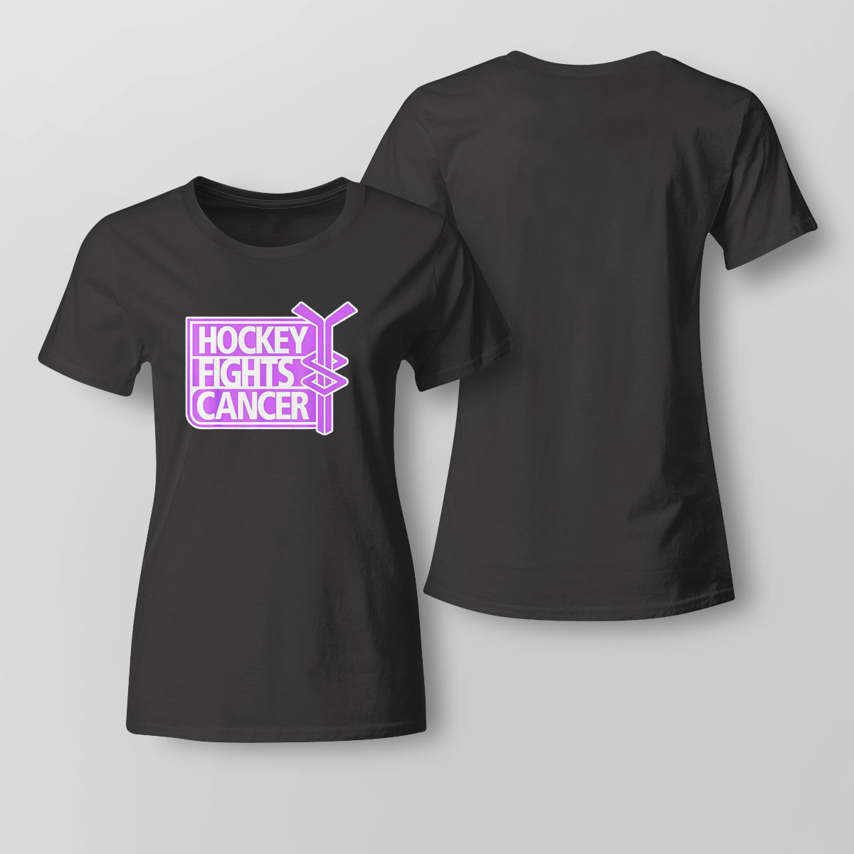 Hockey Fights Cancer Shirt Long Sleeve, Tank Top