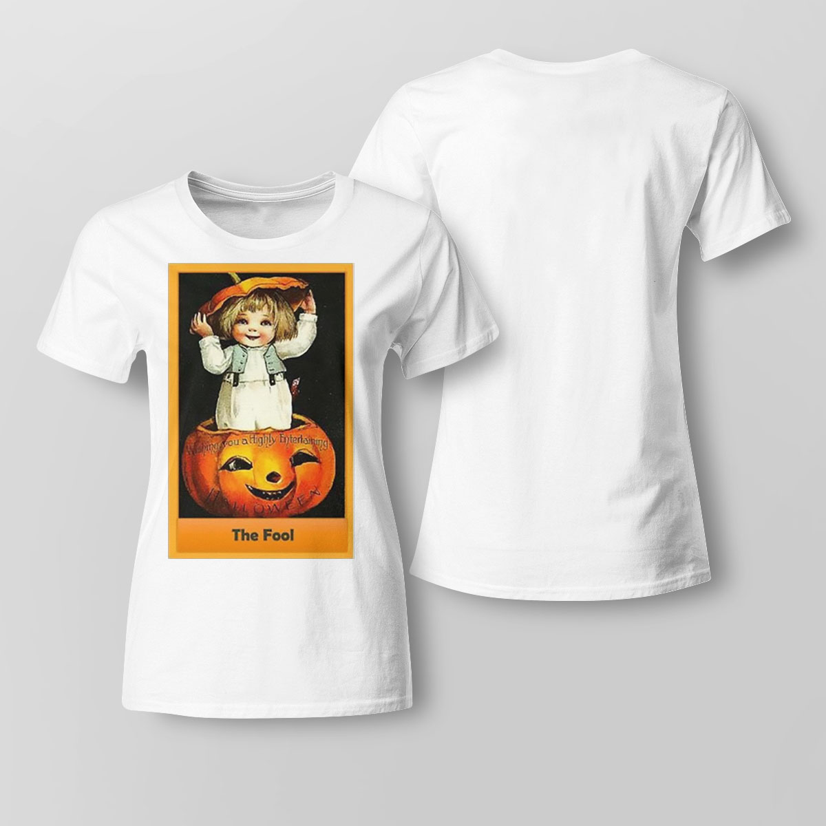 Pocus Hocus Pocus Tarot Halloween The Fool Shirt Long Sleeve, Ladies Tee