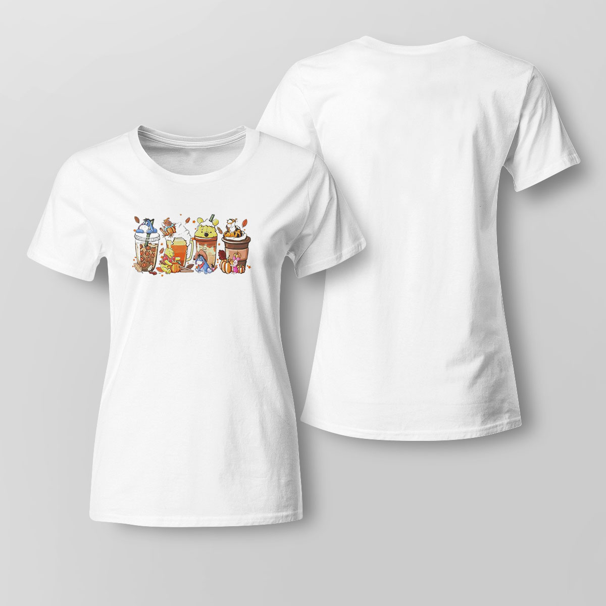 Winnie-the-pooh Characters Coffee Shirt Sweatshirt, Tank Top, Ladies Tee