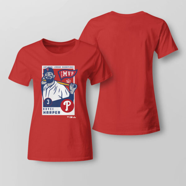 Philadelphia Phillies Bryce Harper National League Champions MVP 2022 T-Shirt