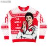 The Griswolds Threshold Of Hell Clark Santa Hat Christmas Vacation Ugly Christmas Sweater Knitted Sweater