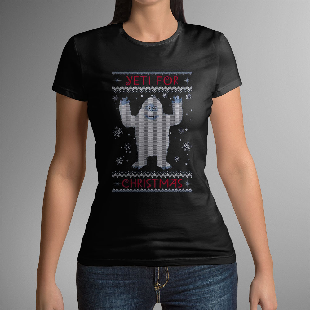 Rudolph The Red Nosed Reindeer Yeti Ugly T Shirt