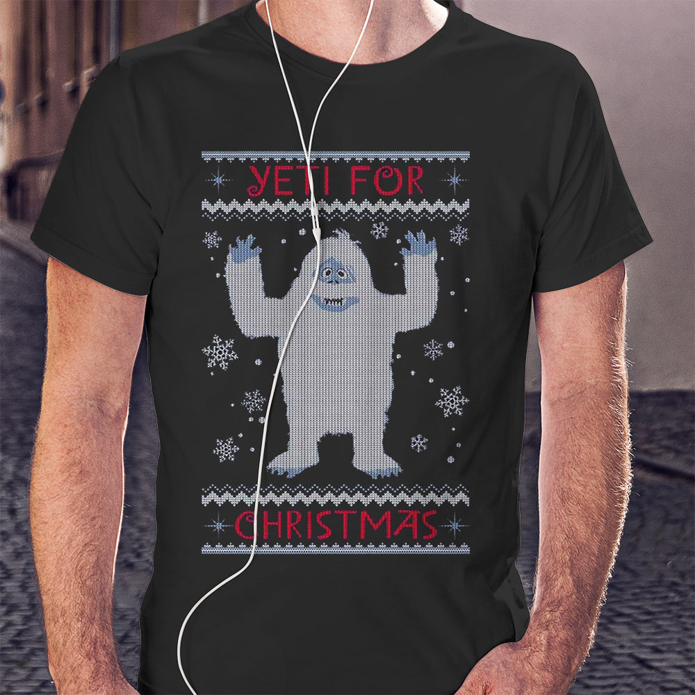 Rudolph The Red Nosed Reindeer Yeti Ugly T Shirt