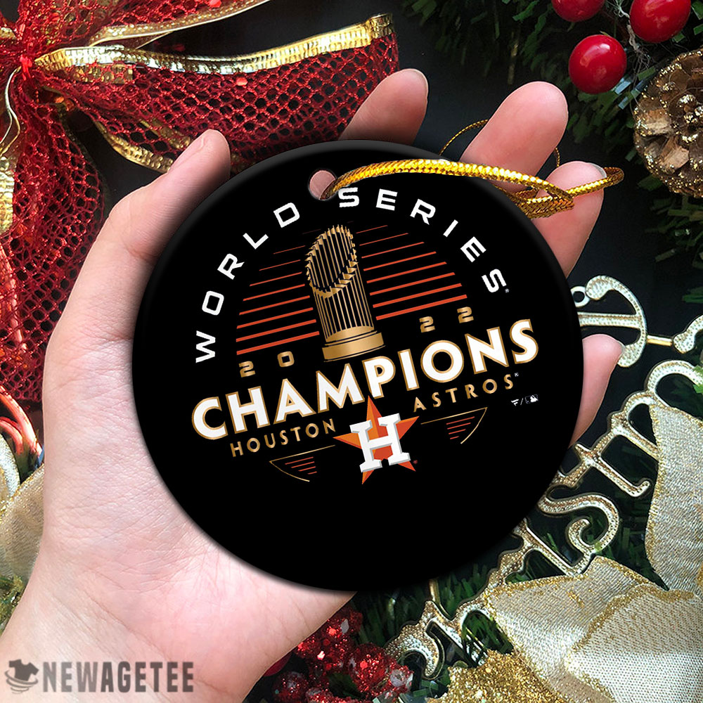 Houston Astros 2022 World Series Champions Signature Christmas Ornament -  Trends Bedding