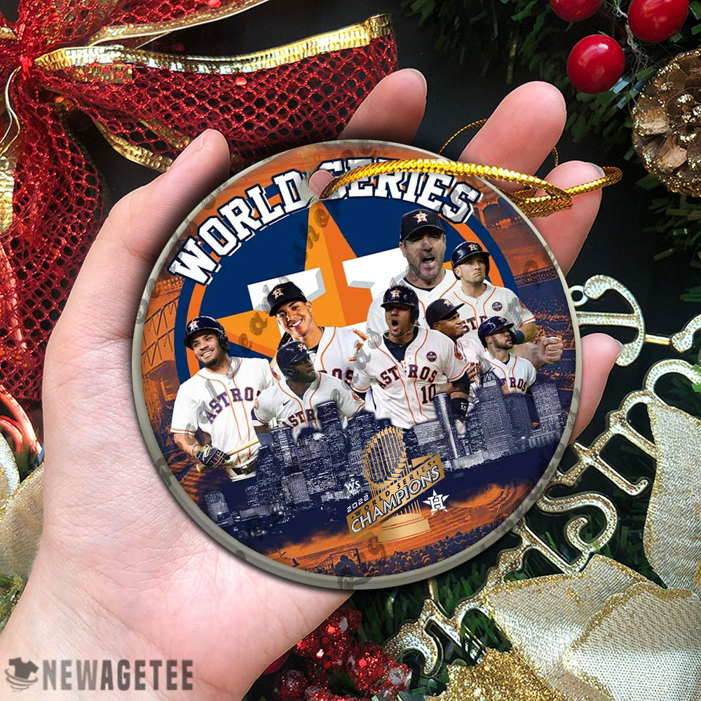 Houston Astros Team 2022 World Series Champions Ornament Holiday Gift