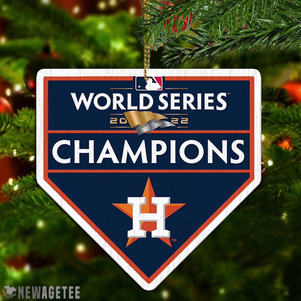 Official Logo Houston Astros 2022 World Series Champions Christmas Ornament Xmas Tree Decor