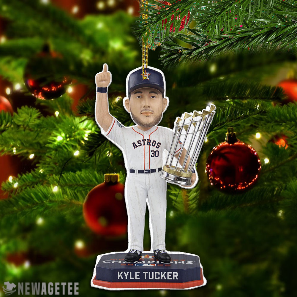 Kyle Tucker 30 Houston Astros 2022 World Series Champions Christmas Ornament Holiday Gift