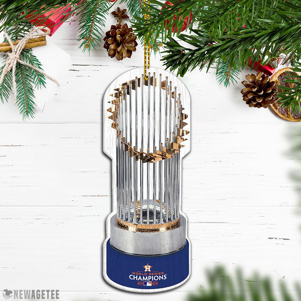 Trophy Houston Astros 2022 World Series Champions Christmas Ornament