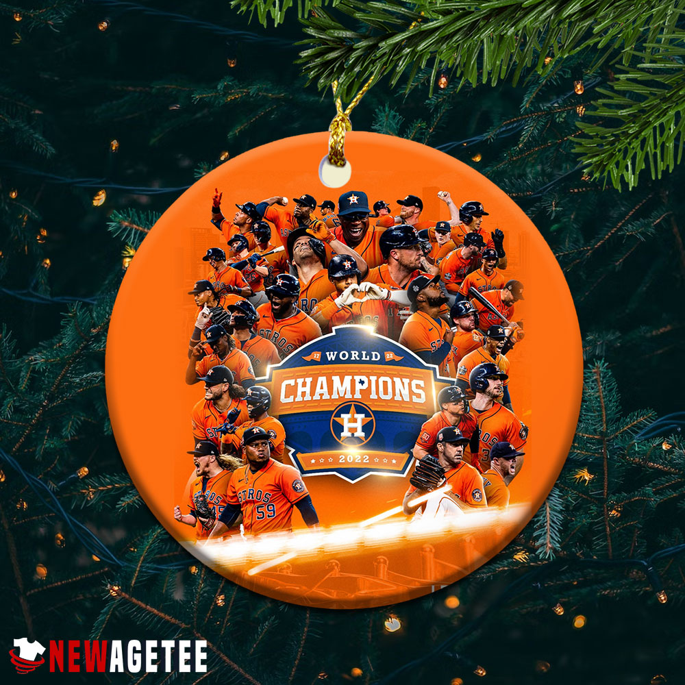 2022 Houston Astros World Series Christmas Ornaments