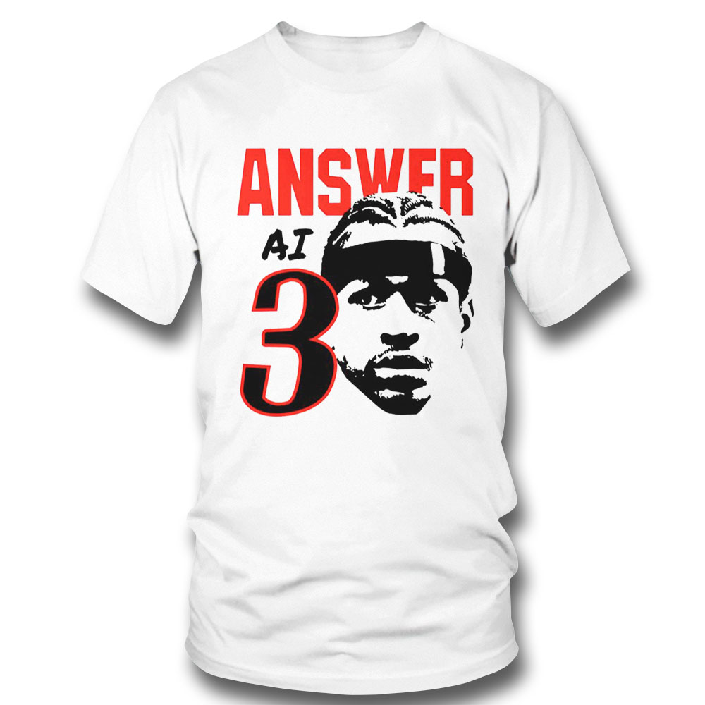 The Answer Basketball Legend Signature Allen Iverson Hoodie Shirt