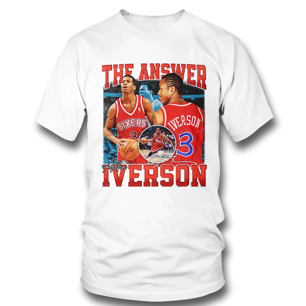 The Answer 3 The Ai Allen Iverson Basketball Hoodie Shirt