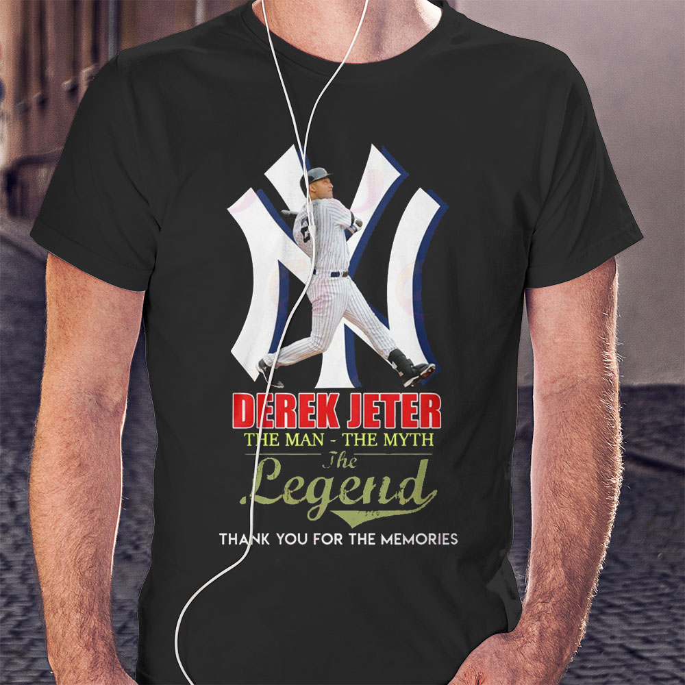 Derek Jeter The Man – The Myth The Legend Thank You For The Memories T-shirt