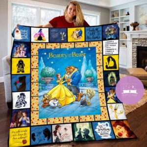 Beauty And The Beast Princess Fleece Blanket For Baby