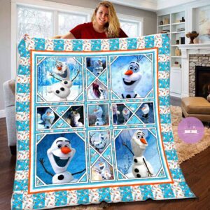 Disney Frozen Olaf Sherpa Fleece Blanket