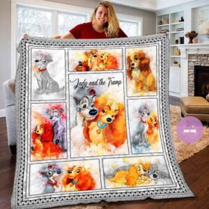 Disney Lady And The Tramp Fleece Baby Blanket