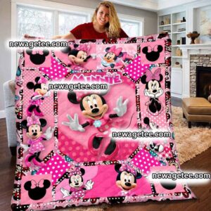Disney Minnie Mouse Fleece Throw Blanket