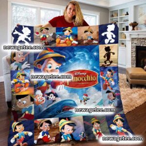 Disney Pinocchio Soft Fleece Blanket