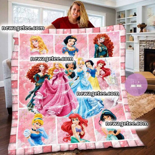 Disney Princesses Fairy Plush Baby Blanket