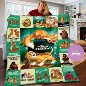 Disney The Fox And The Hound Fleece Quilt Blanket