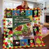 Dr Seuss The Grinch Christmas Quilt Blanket