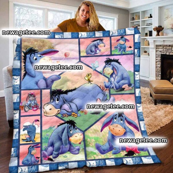 Eeyore Winnie The Pooh Sherpa Fleece Blanket