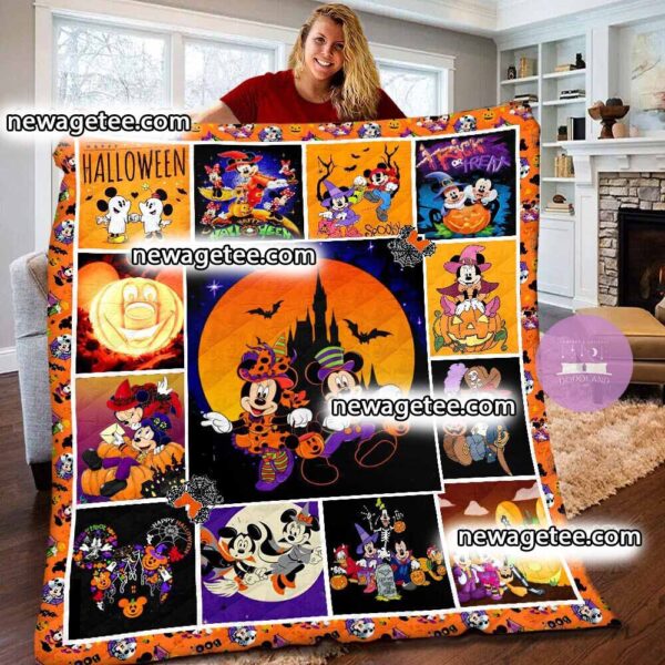 Halloween Mickey Mouse Baby Plush Blanket