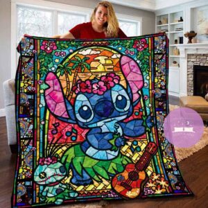Lilo And Stitch Angel Fleece Blanket For Baby