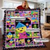 Personalized Cars Lightning Mcqueen Quilt Blanket