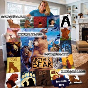 Personalized Disney Brother Bear Sherpa Fleece Blanket