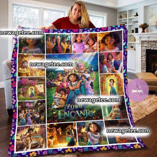 Personalized Disney Encanto Fleece Throw Blanket