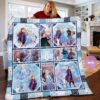 Personalized Disney Frozen Plush Baby Blanket