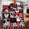 Personalized Disney Mickey Mouse Sherpa Fleece Blanket