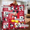 Personalized Disney Mickey Mouse Sherpa Fleece Blanket