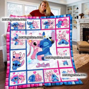 Personalized Disney Stitch Angel Sherpa Blanket Stitch Angel – Etsy Singapore