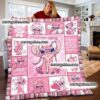 Personalized Disney Stitch Angel Soft Fleece Blanket