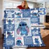 Personalized Disney Stitch Lilo Plush Baby Blanket