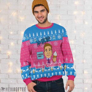 Bing Chilling John Cena Ugly Christmas Sweater