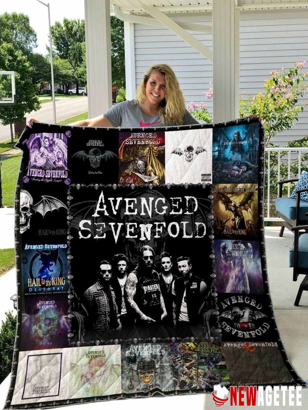 Avenged Sevenfold All Season Quilt Blanket Queen
