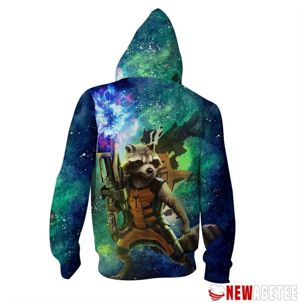 Awesome Rocket Raccoon Guardians Of The Galaxy Unisex Hoodie