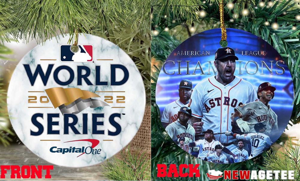 Baseball Houston Astros World Series 2022 Christmas Ornaments Xmas Tree Decor