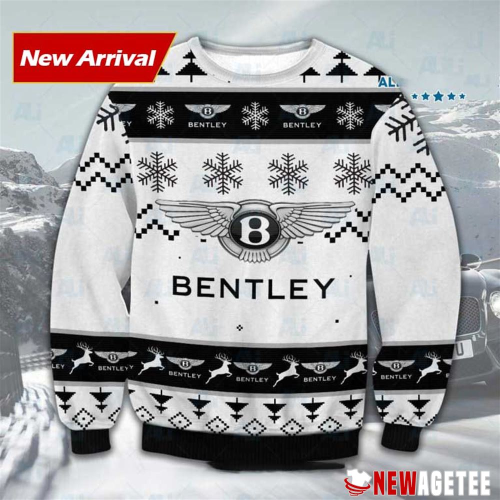 Bentley Logo Ugly Christmas Sweater