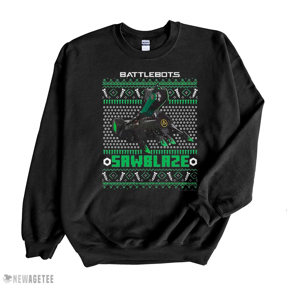 Battlebots Sawblaze Ugly Christmas Shirt